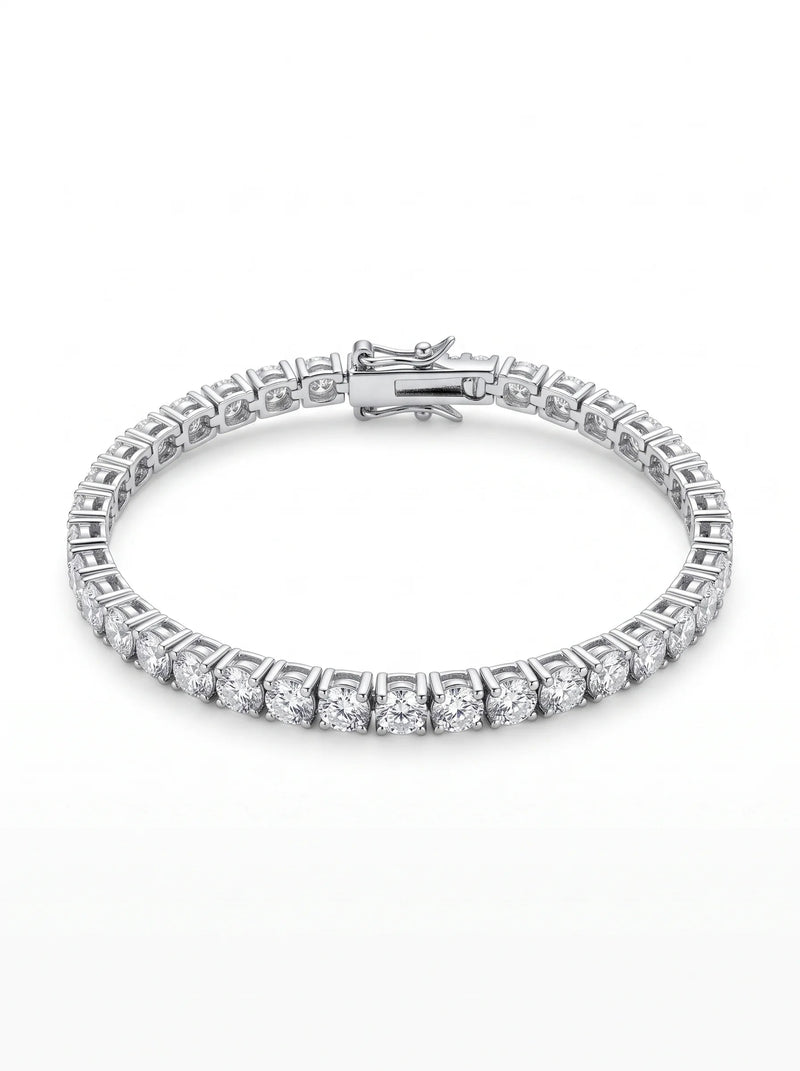 Classic Tennis Bracelet for Her silver women's silver bracelet
