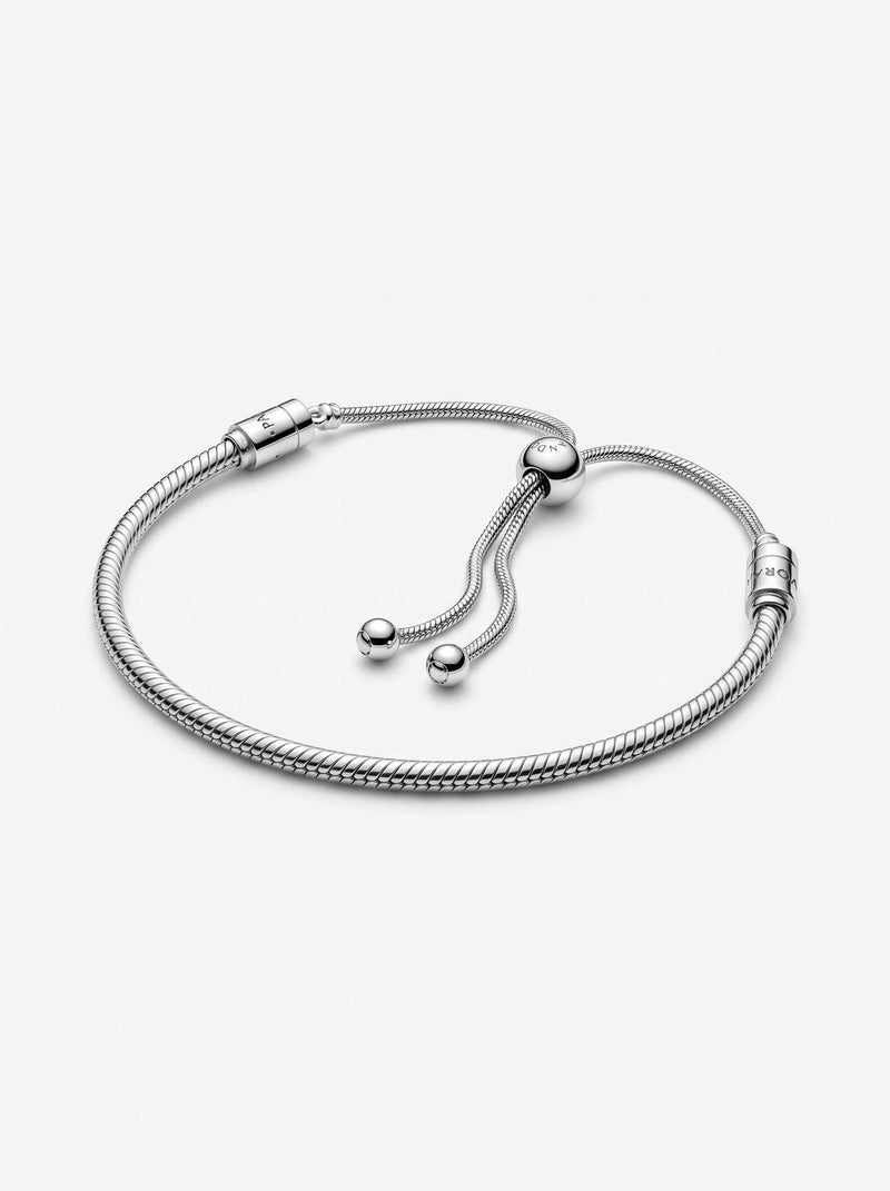 Pandora Snake Chain Slider Bracelet Naggat Silver