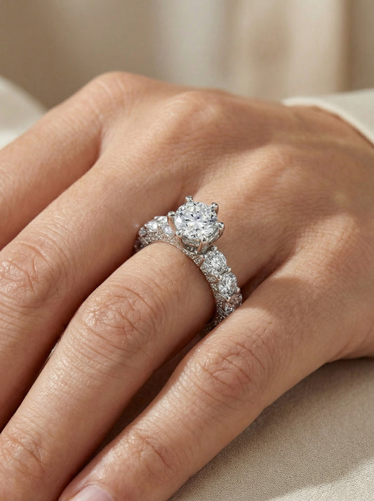 Promise ring with cubic zirconia (Egypt)