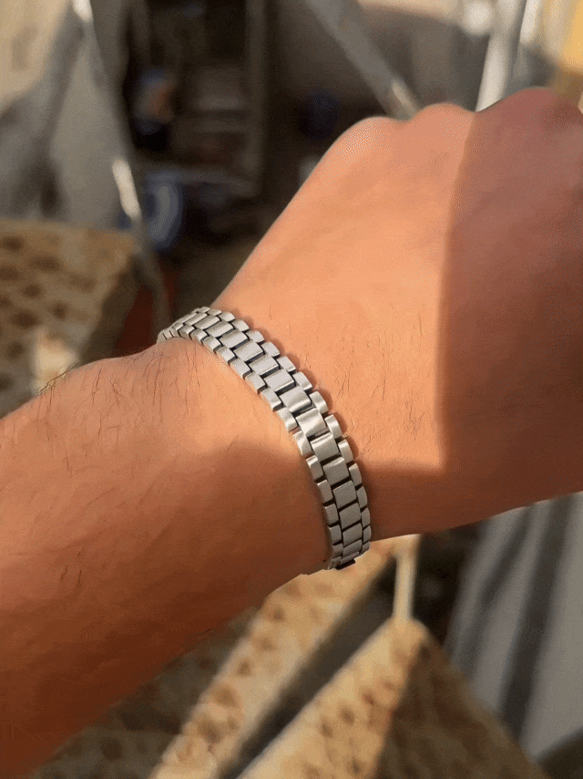 Silver Watch Band Bracelet - Bracelets sterling silver 925 bracelets in red, image 9