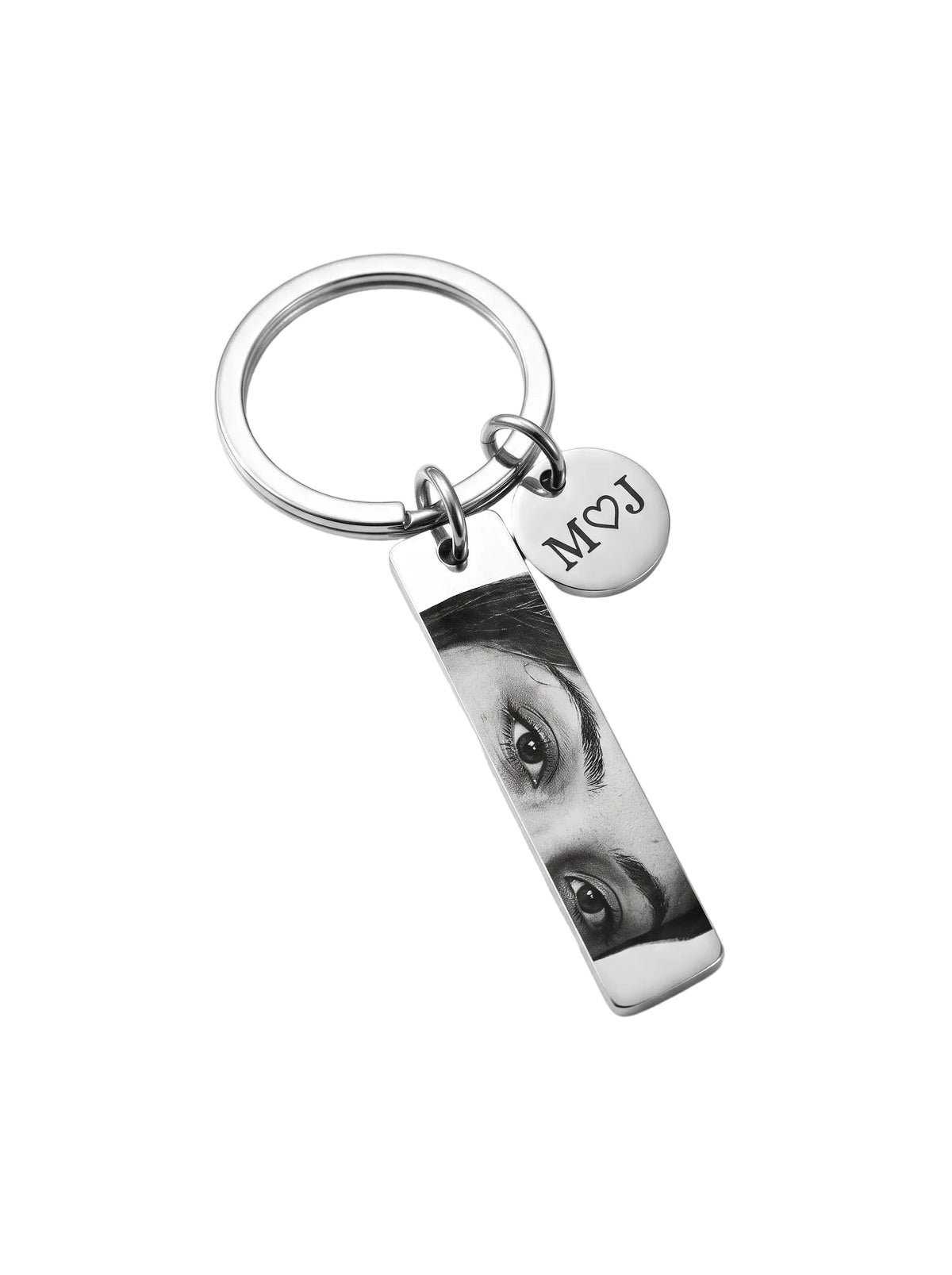 Custom Engraved Bar Keychain - Women's Silver Necklace silver women's silver necklace