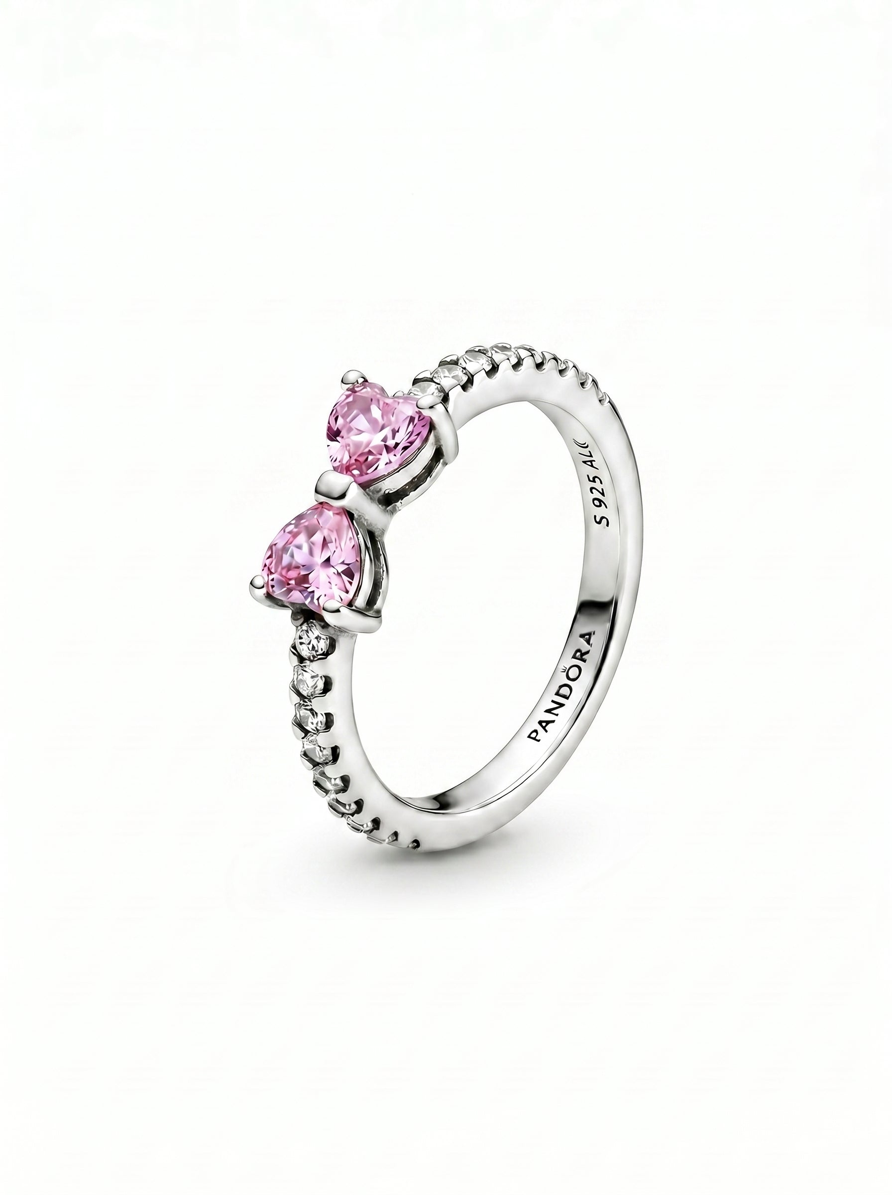 Pandora Pink Bow Sparkling Ring For Her - pandora-pink-bow-sparkling-ring-s925-sterling-silver-egypt