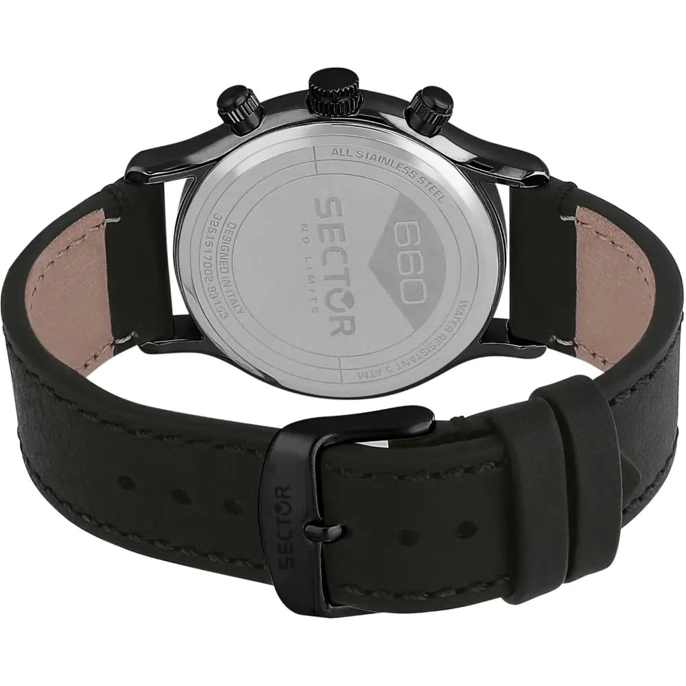 Sector 660 Chronograph Black product in black by Naggat Silver – view 5