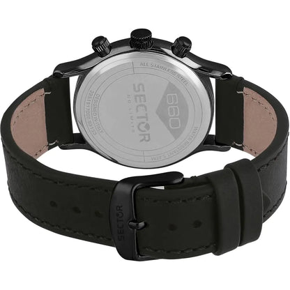 Sector 660 Chronograph – Black Case & Leather Strap