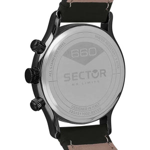 Sector 660 Chronograph Black product in black by Naggat Silver – view 4