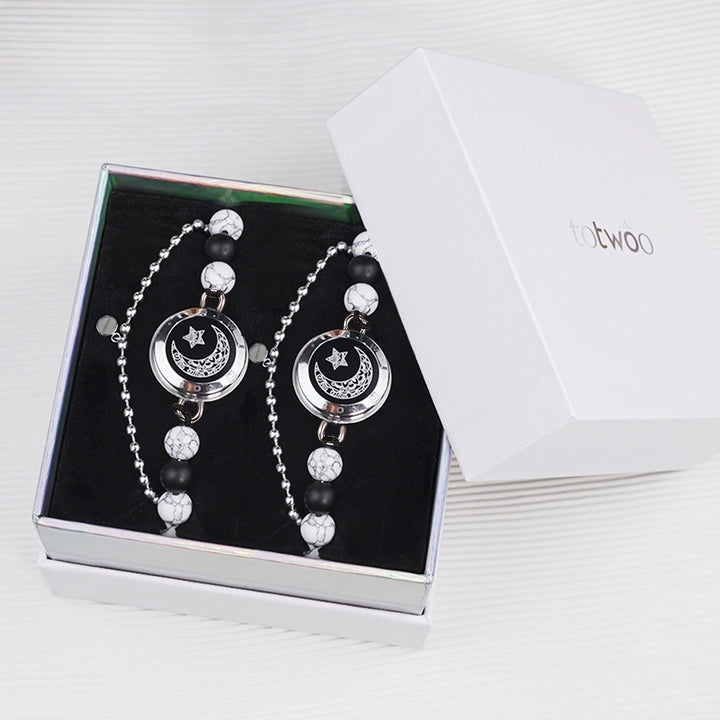 MoonStar Touch Bracelets bracelet in Moon&Star Touch Bracelets with Matching Beads by Naggat Silver – view 3