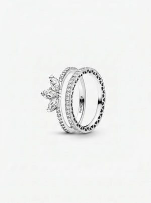 Tear shaped Tiara Ring Set - 6 / 7 / 8 / 9