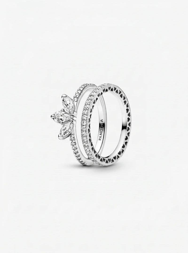 Tear shaped Tiara Ring Set - 6 / 7 / 8 / 9