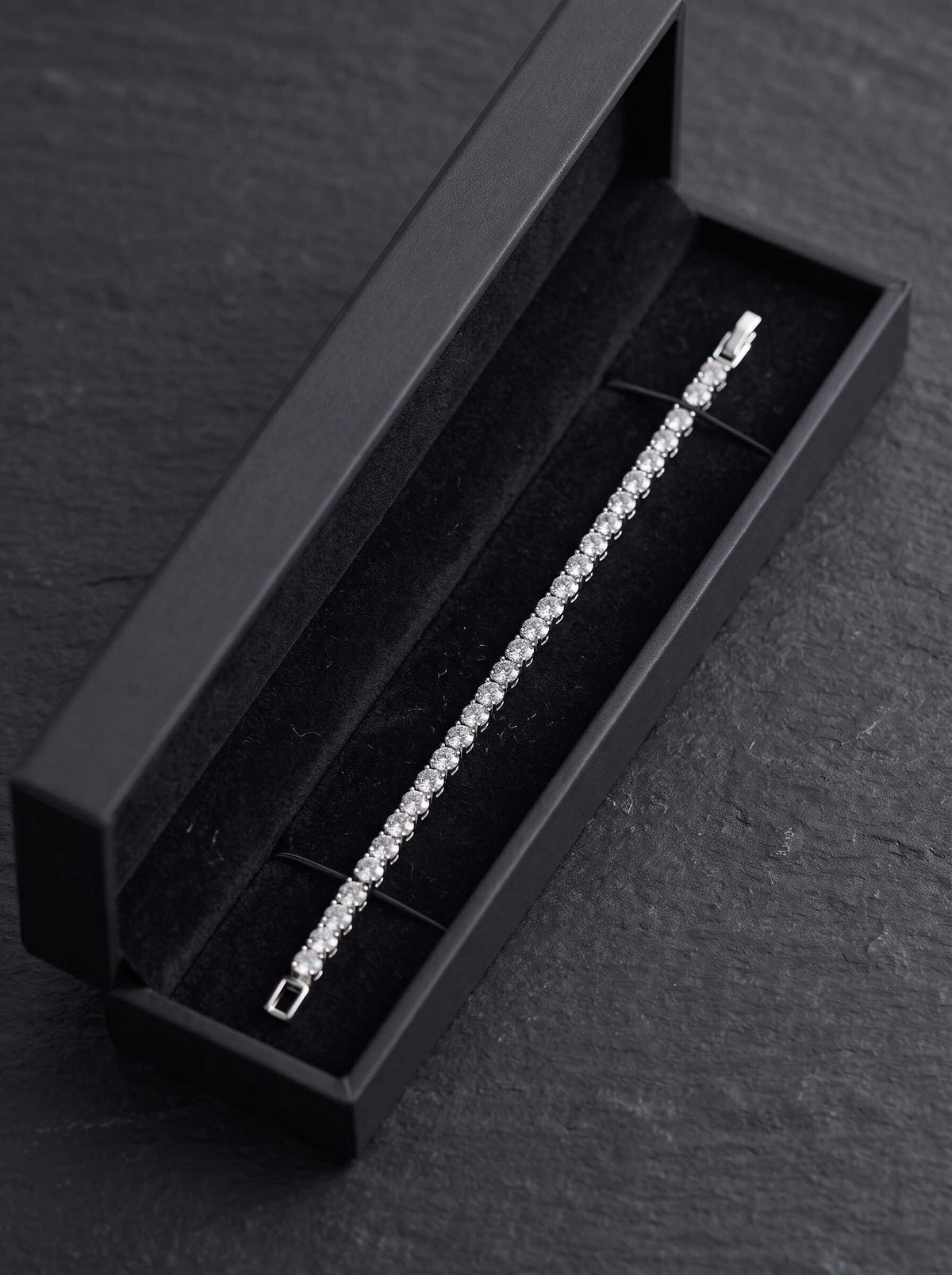 Stainless Steel Tennis Bracelet Naggat Silver