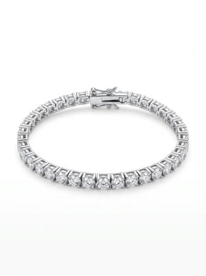 Classic Tennis Bracelet for Her silver women's silver bracelet