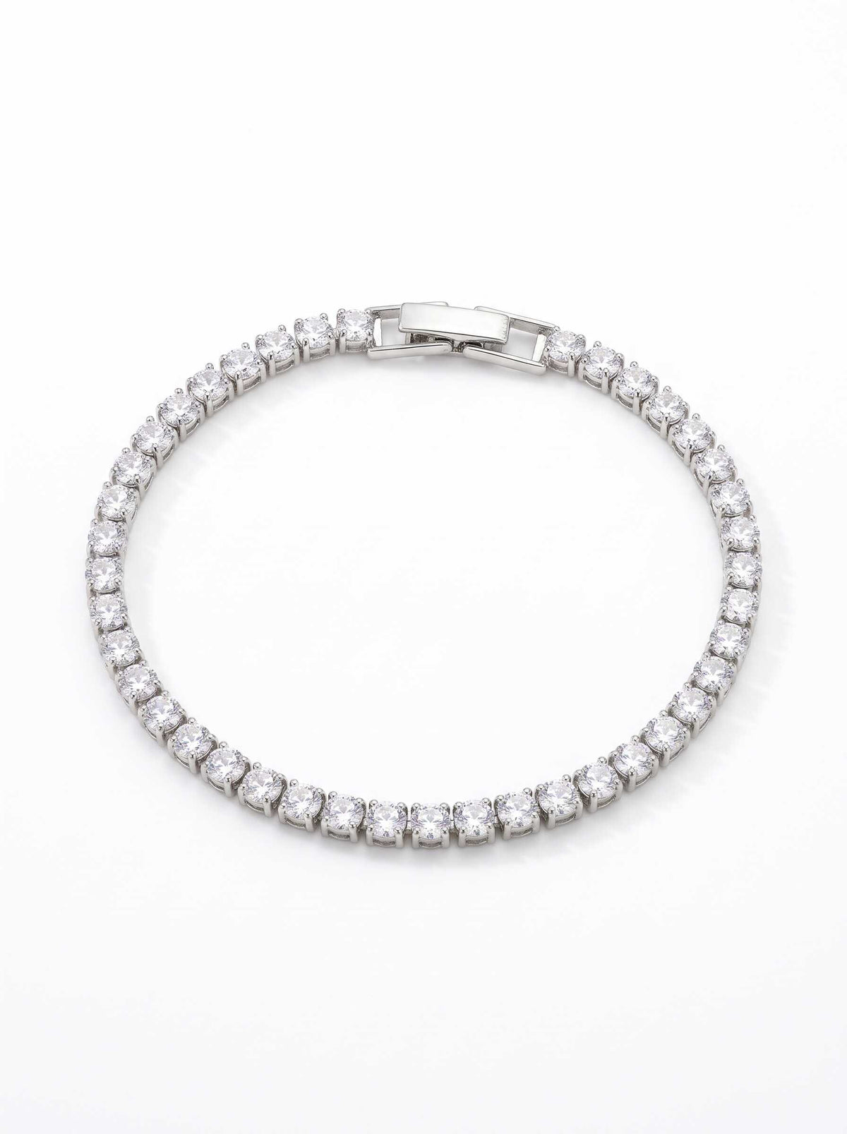 Stainless Steel Tennis Bracelet Naggat Silver