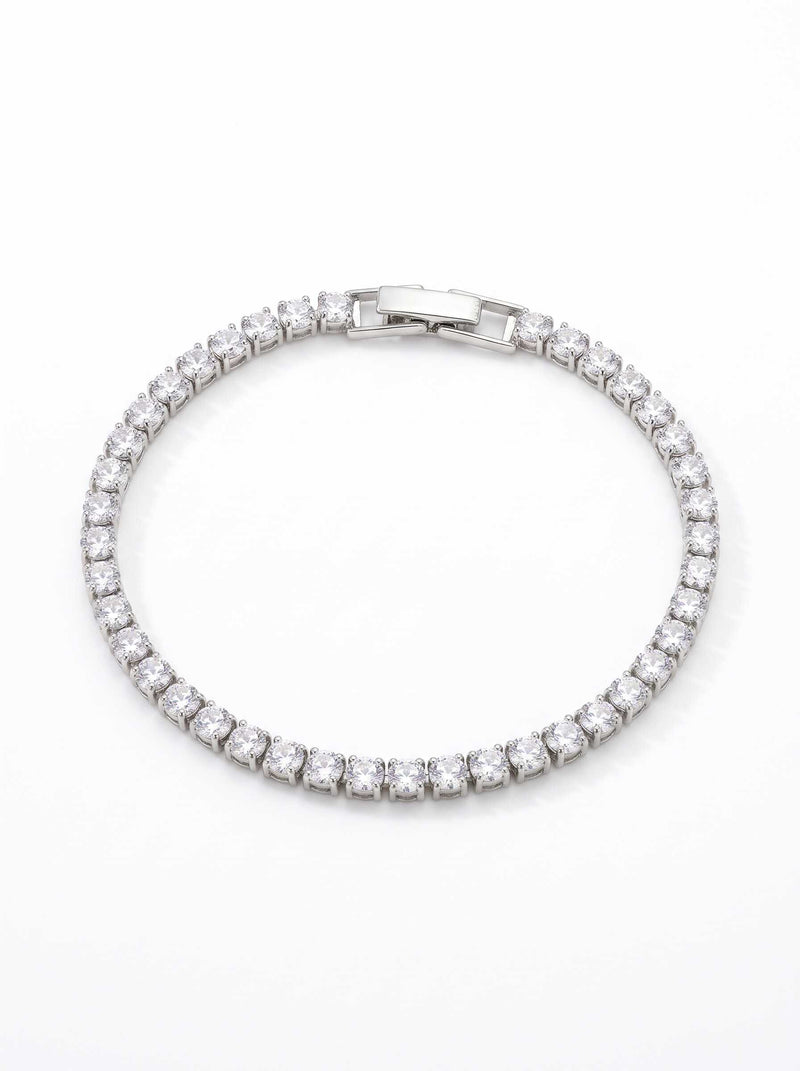 Stainless Steel Tennis Bracelet Naggat Silver