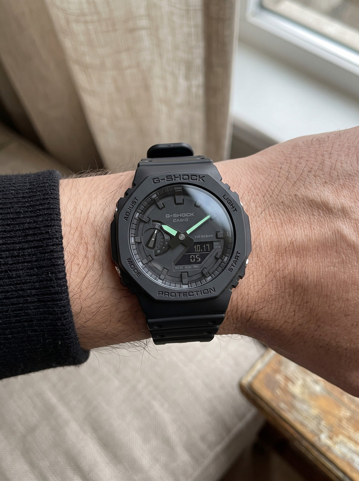 Casio - G-Shock / GA-2100-1A1DR Naggat Silver