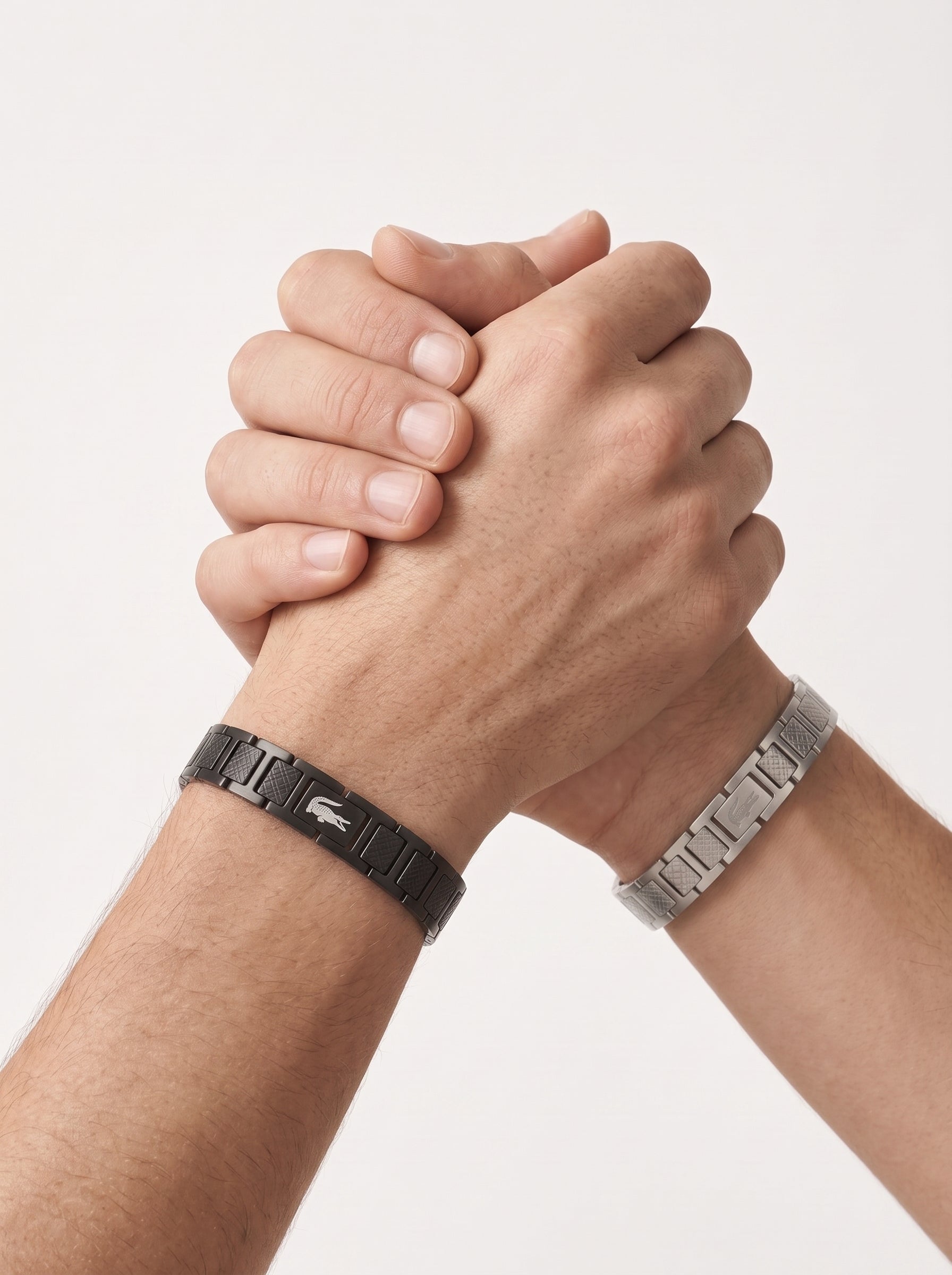 Lacoste Metropole Men's Bracelet Naggat Silver