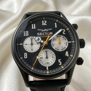 Sector 660 Chronograph Black product in black by Naggat Silver – view 3
