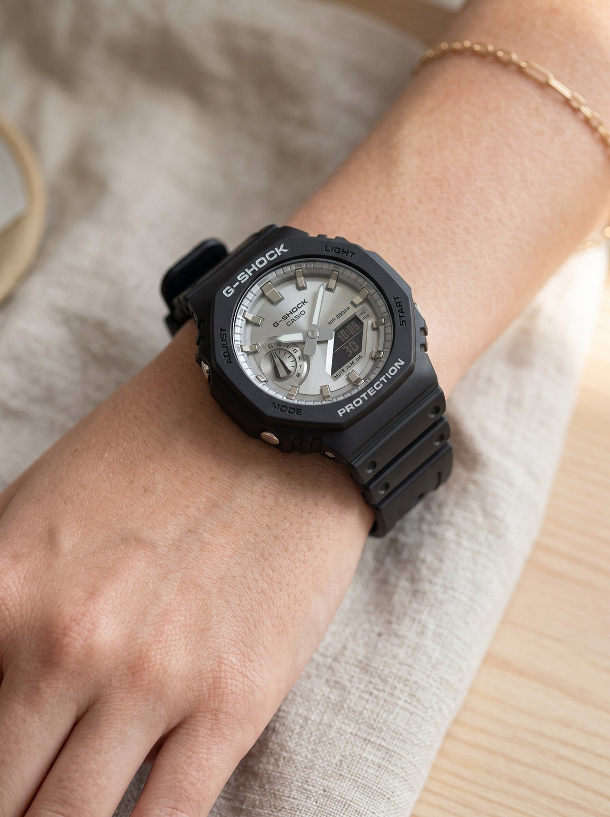 Casio - G-Shock - GA-2100SB-1ADR Naggat Silver