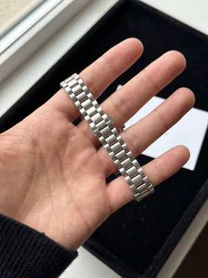 Silver Watch Band Bracelet - Bracelets sterling silver 925 bracelets in red, image 4