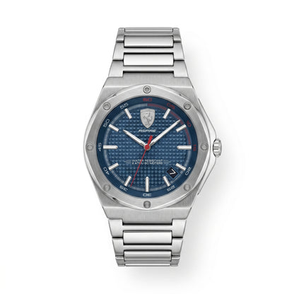 Scuderia Ferrari Aspire – Blue Textured Dial & Stainless Steel Bracelet