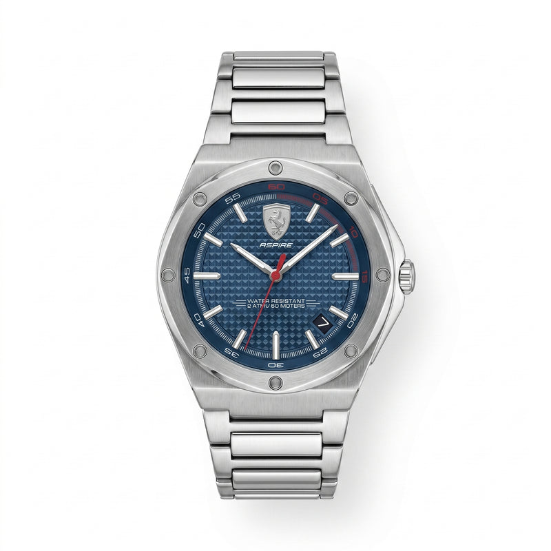 Ferrari Aspire Stainless Steel Blue Watch