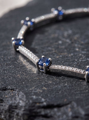 Pandora Sparkling Pavé Bars Naggat Silver