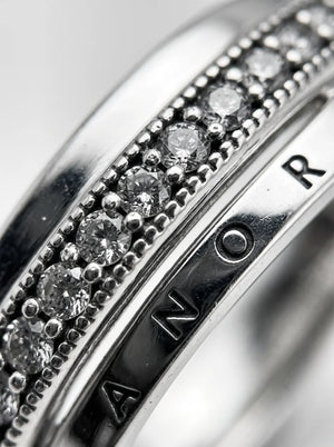 Pandora Signature Pavé Band Ring - view 3
