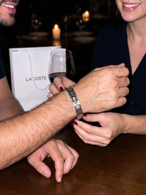 Lacoste Bracelet for him - Naggat Silver - Men's Stainless Steel Bracelet - image 3