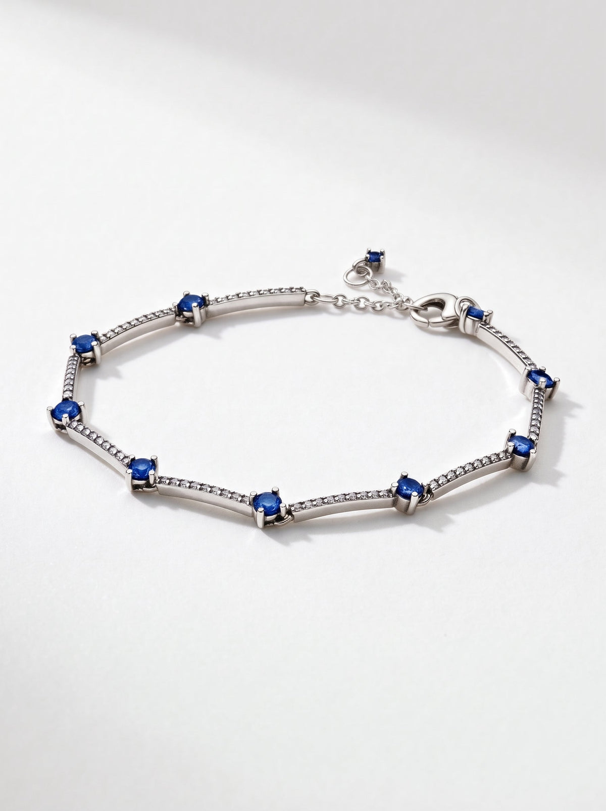 Pandora Sparkling Pavé Bars - Silver