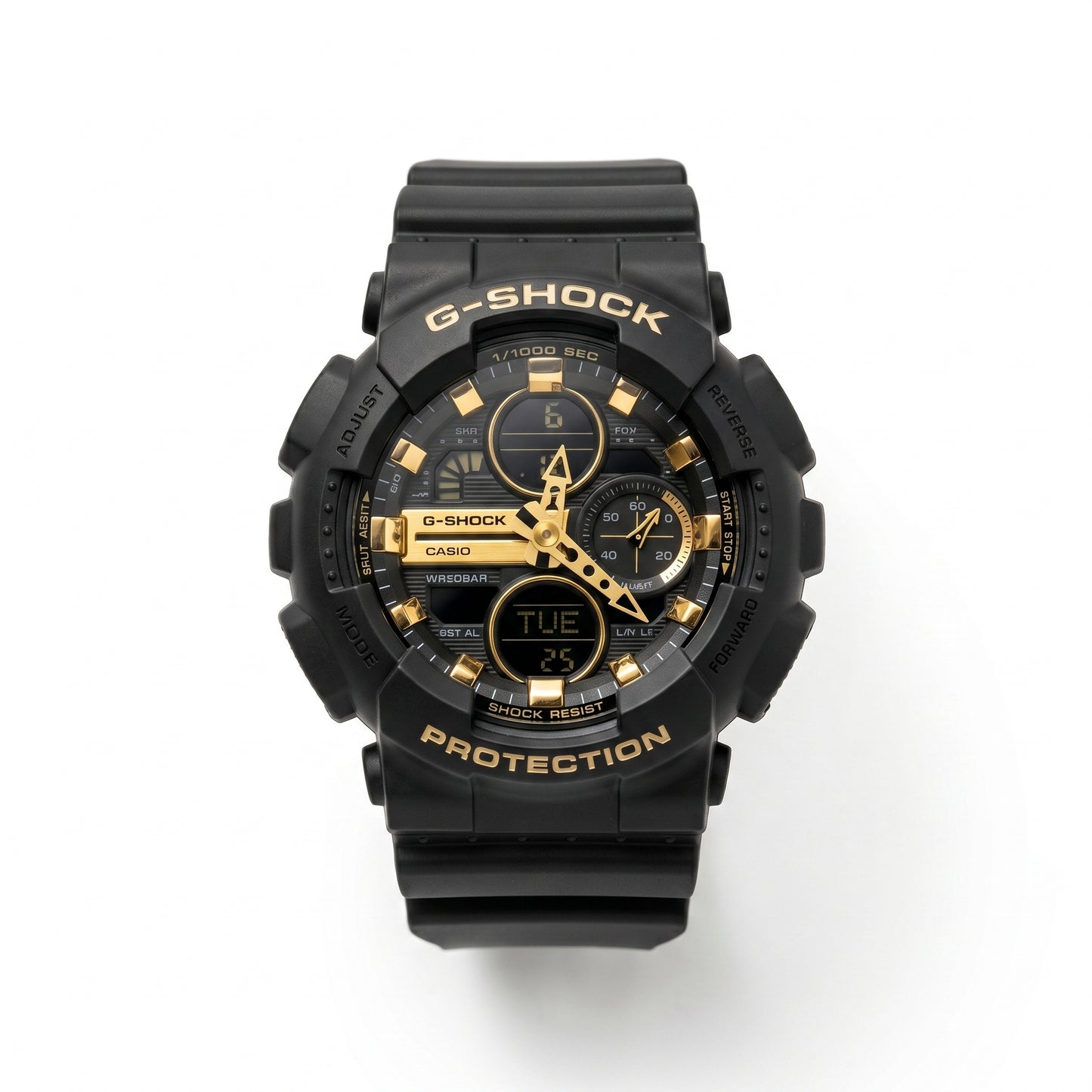 Casio G-Shock GA-100 – Black & Gold Sport Watch - مجوهرات فضة في مصر