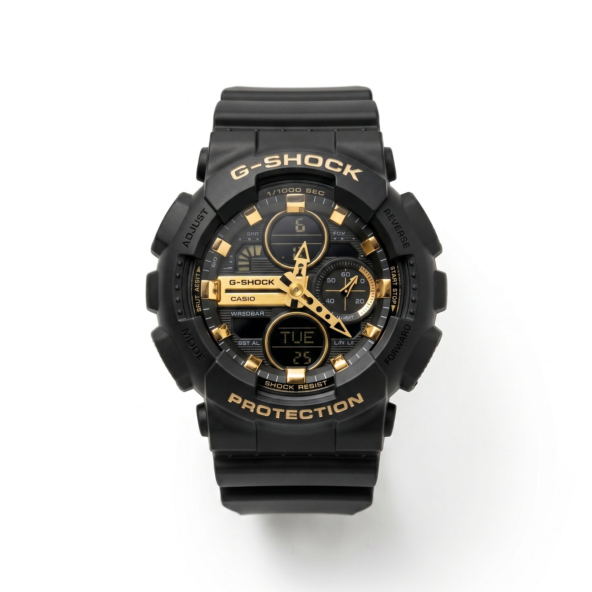 Casio G-Shock GA-100 – Black & Gold Sport Watch - مجوهرات فضة في مصر
