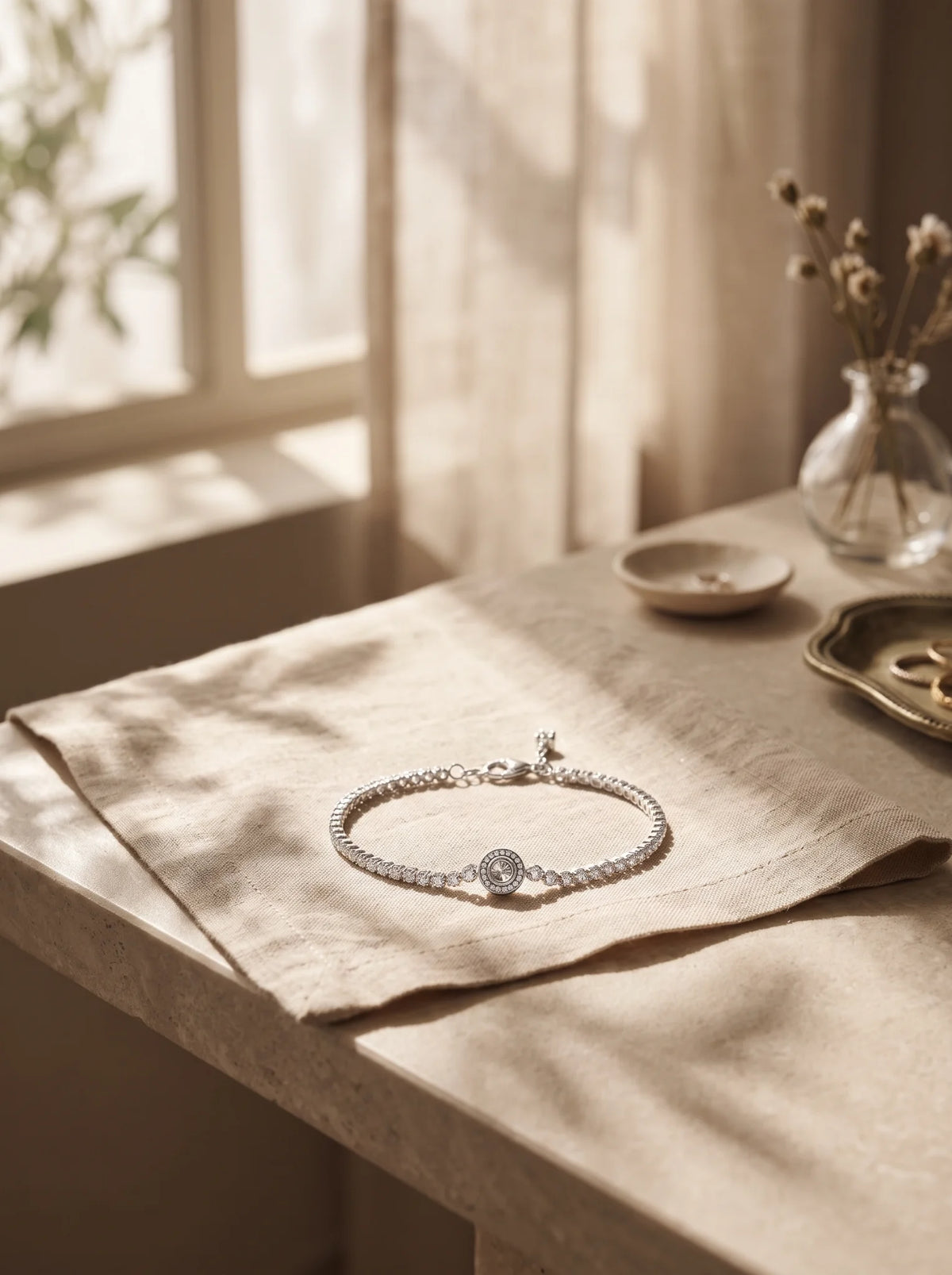 Pandora Sparkling Halo Tennis Bracelet - Modify_image_background_and_ligh…_2K_20261021170916.webp