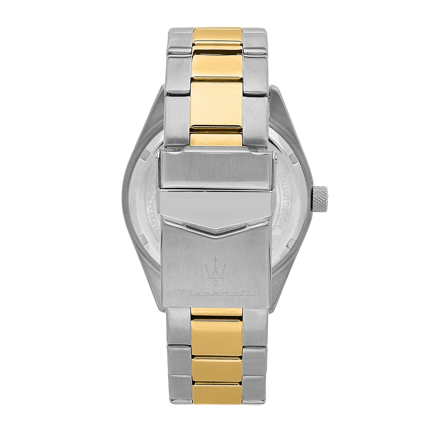Maserati Tradizione Two-Tone – Black Dial & Fluted Bezel
