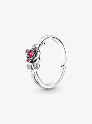 Sterling Silver Rose & Pink Zircon Gemstone Ring - Photograph_luxury_jewelry_ring_2K_20261016201628.webp