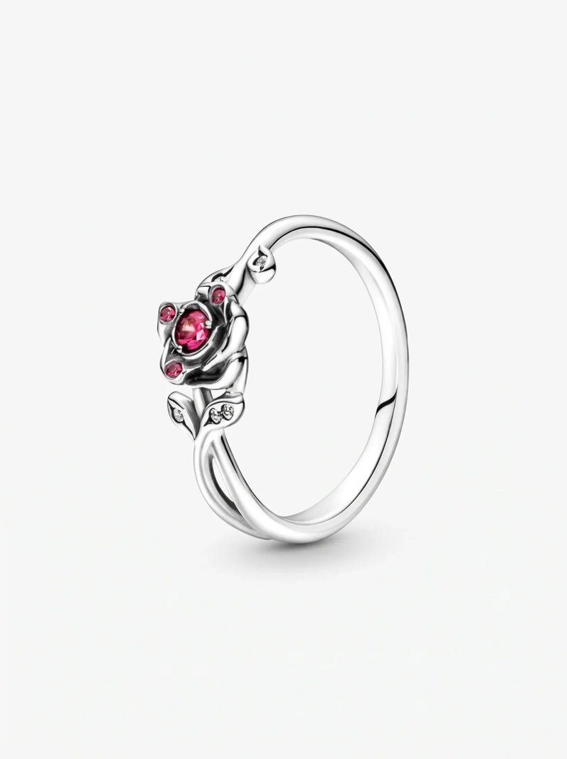 Sterling Silver Rose & Pink Zircon Gemstone Ring - Photograph_luxury_jewelry_ring_2K_20261016201628.webp