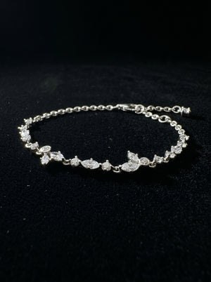 Sparkling Herbarium Cluster Link Bracelet - مجوهرات فضة في مصر