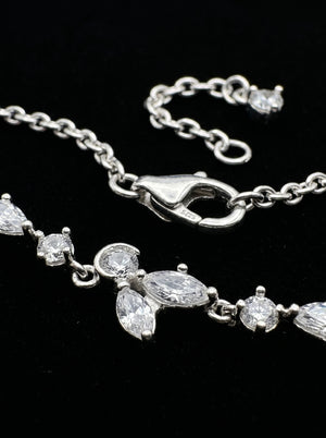Sparkling Herbarium Cluster Link bracelet by Naggat Silver – view 5