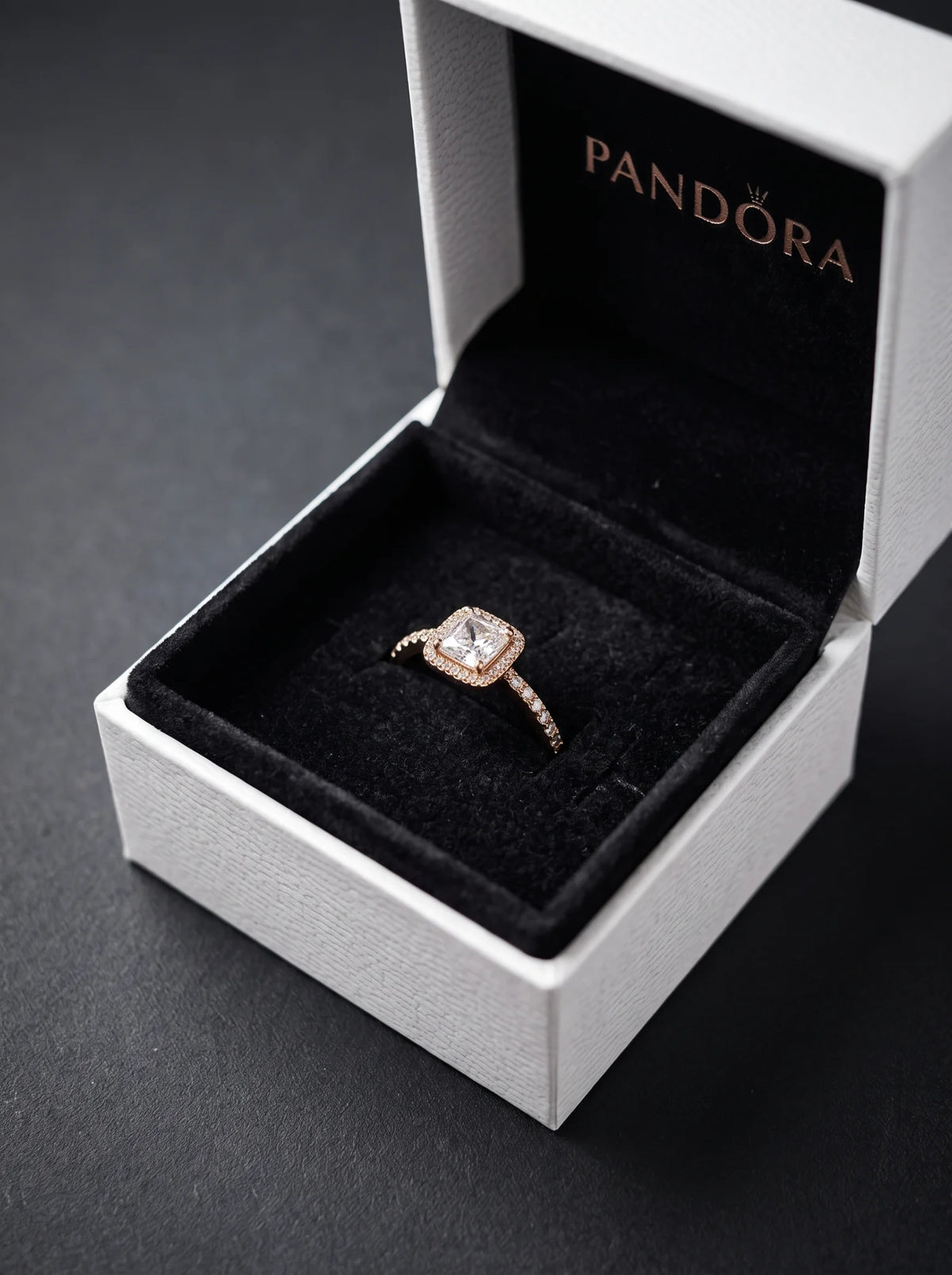 Rose Gold Cushion Cut Square Halo Ring - Ring_inside_jewelry_box_2K_20261016204547.webp