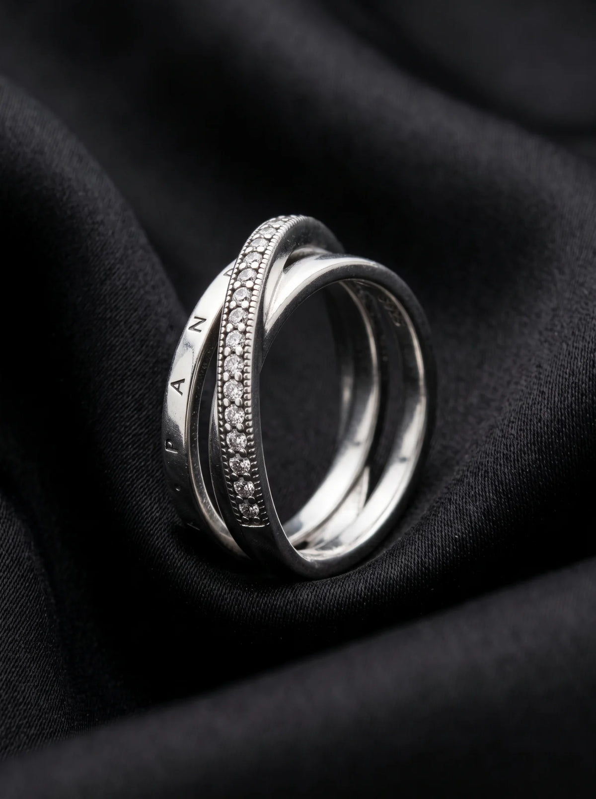 Pandora Signature Crossover Ring - view 3