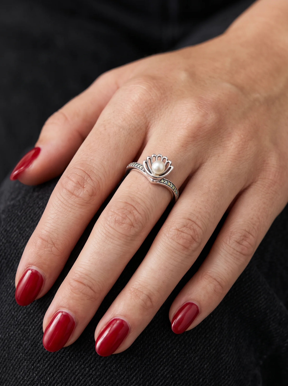 Pandora Ariel Pearl Shell Ring - view 2