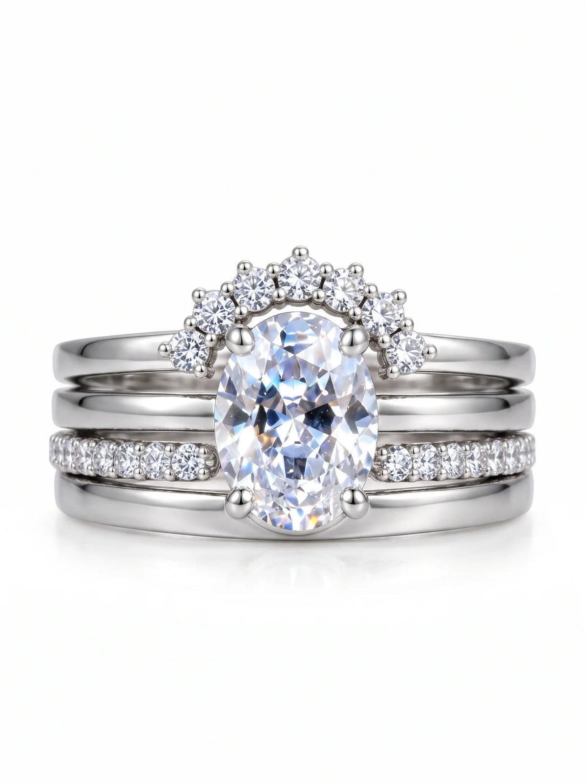 Oval Crown Ring Set - Ring_product_photography_hero_shot_2K_20261023195732.webp