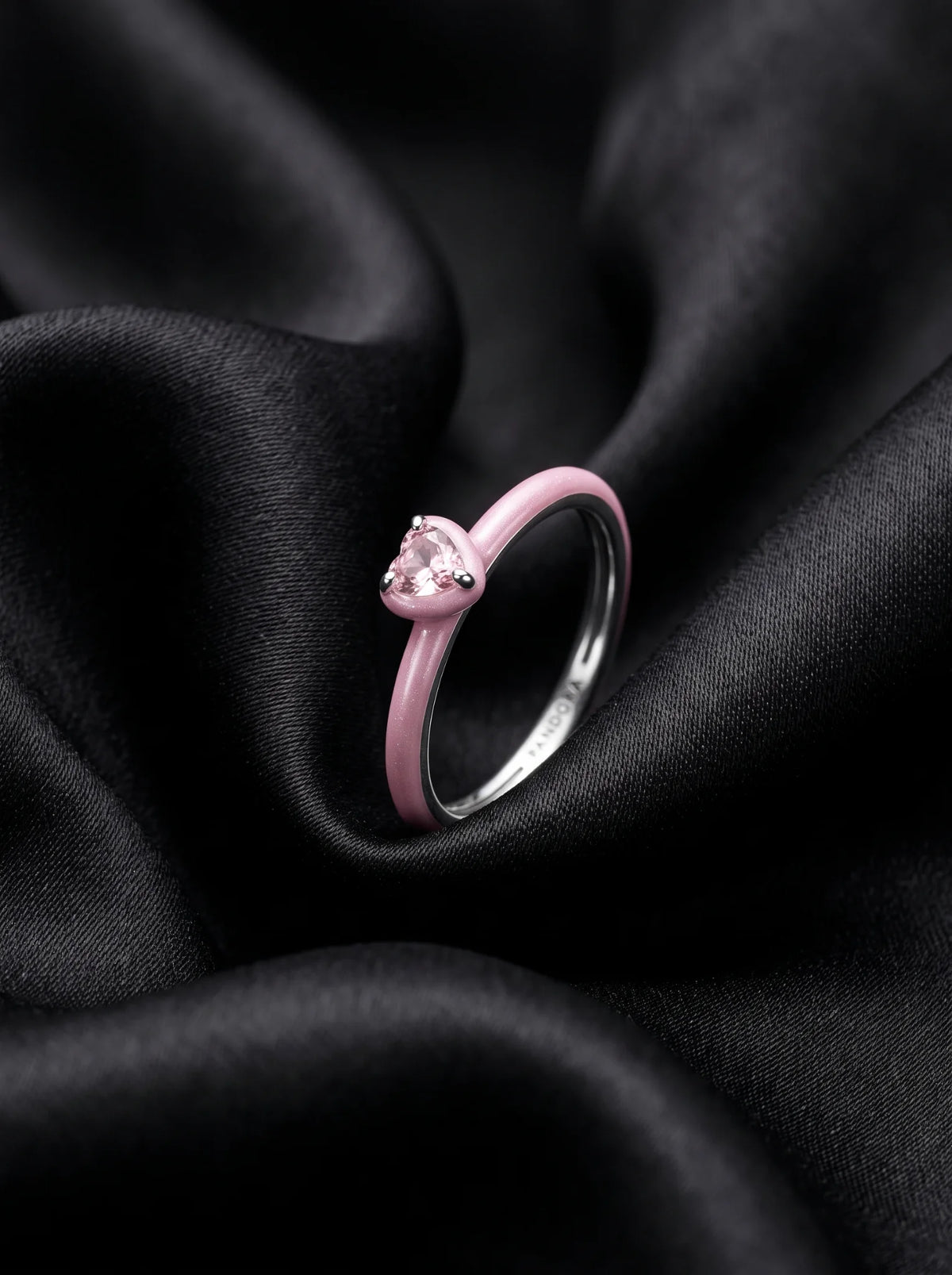 Pink Chakra Heart Ring - view 4