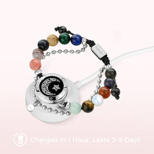 Moon&Star Touch Bracelets with Matching Beads (Solar System Guardian Beads) - Naggat Silver - Women's Silver Bracelet - image 7