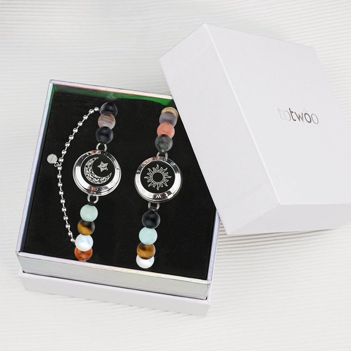 MoonStar Touch Bracelets bracelet in Solar System Guardian Beads by Naggat Silver – view 5