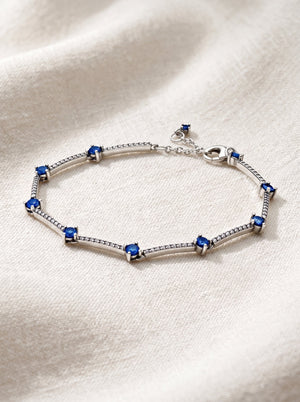 Pandora Sparkling Pavé Bars Naggat Silver