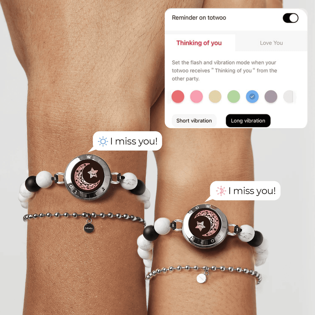 MoonStar Touch Bracelets bracelet in Moon&Star Touch Bracelets with Matching Beads by Naggat Silver – view 4