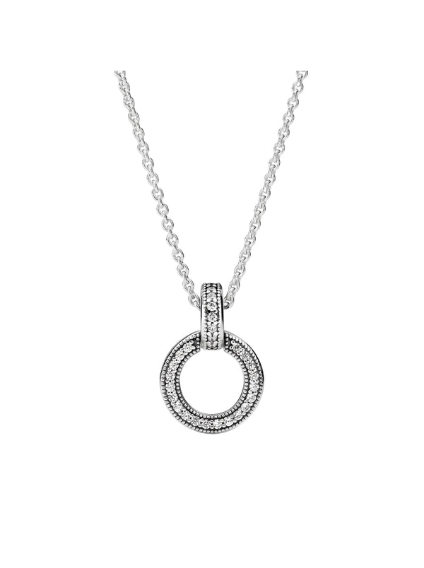 Double Circle Pendant & Necklace - double-circle-pendant-necklace