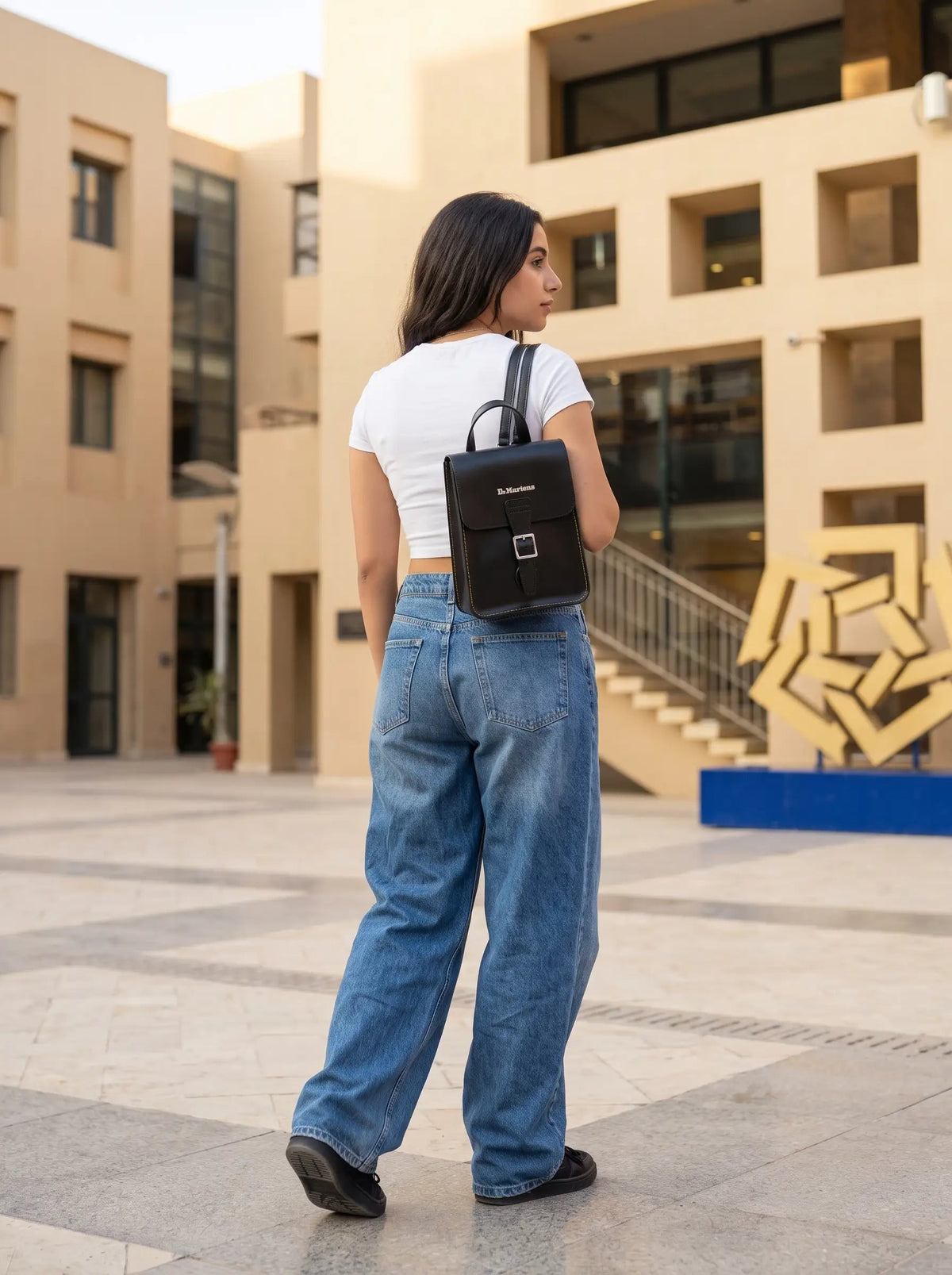 Dr. Martens Leather Backpack - Shoulder Bags silver shoulder bags, image 11