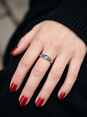 Pandora Celestially Engraved Blue Gemstone Ring - Woman_wearing_luxury_ring_2K_20261016195412.webp