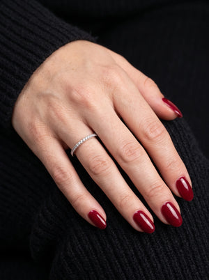 Pandora Timeless Sparkling Band Ring - view 4