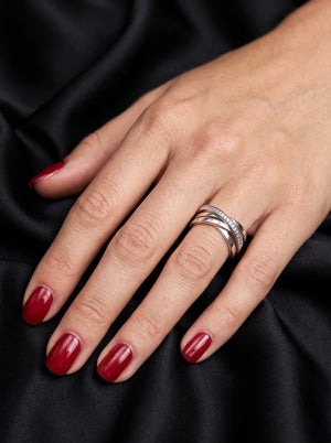 Pandora Signature Crossover Ring - view 4