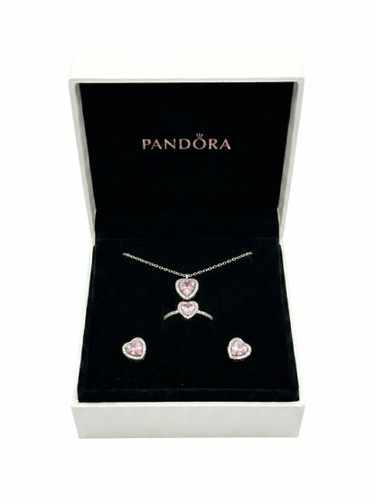 Pandora Pink Heart Set - pandora-pink-heart-set